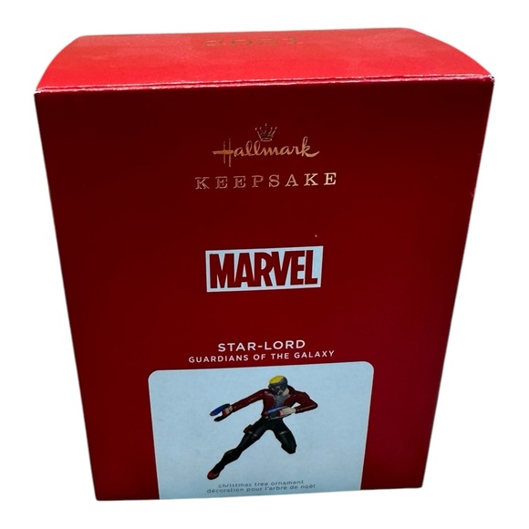 Hallmark 'Star-Lord' Guardians Of The Galaxy From Marvel 2021 Ornament New In Bx - Picture 3 of 5